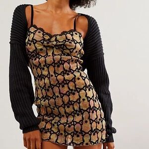 Free People Intimately - Lace & Bows Mini Slip